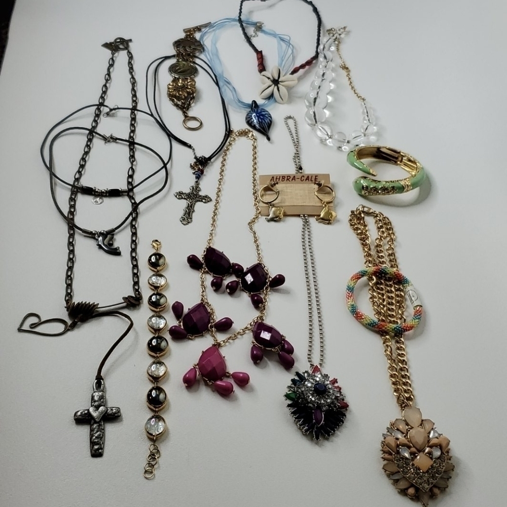 Wholesale lot of Jewelry assortment crosses etc